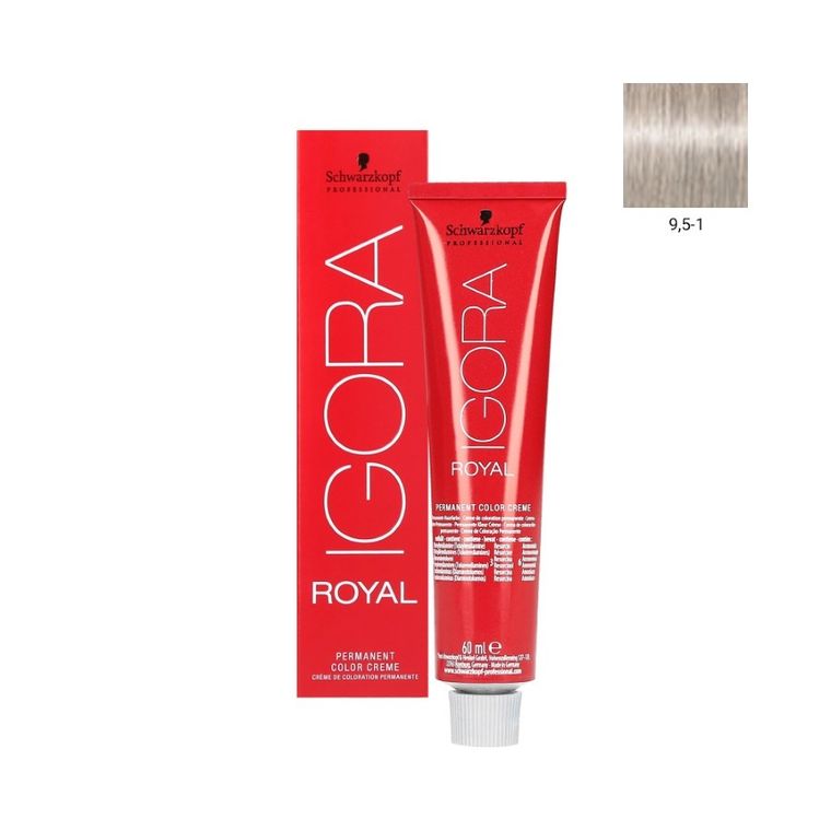 Schwarzkopf Professional, Igora Royal, farba do włosów, nr 9.5-1, 60 ml