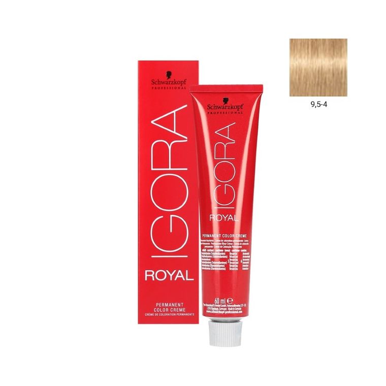 Schwarzkopf Professional, Igora Royal, farba do włosów, nr 9.5-4, 60 ml