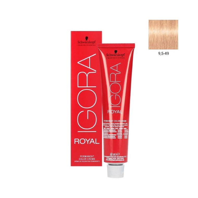 Schwarzkopf Professional, Igora Royal, farba do włosów, nr 9.5-49, 60 ml