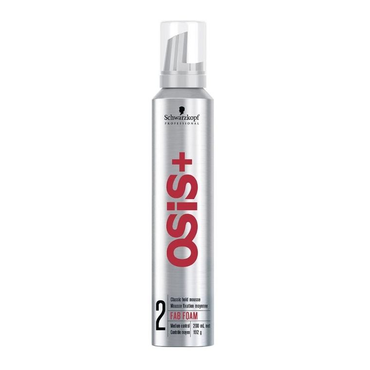 Schwarzkopf Professional, Osis+ Fab Foam, pianka do włosów nadająca objętości, 2 Medium Control, 200 ml