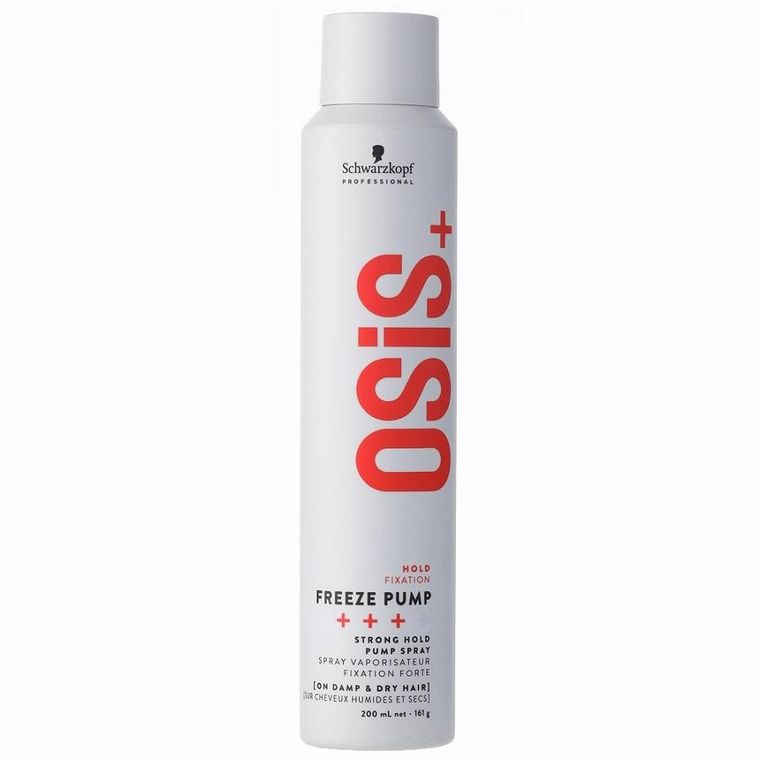 Schwarzkopf Professional, Osis+ Freeze Pump, mocno utrwalający lakier włosów, 200 ml
