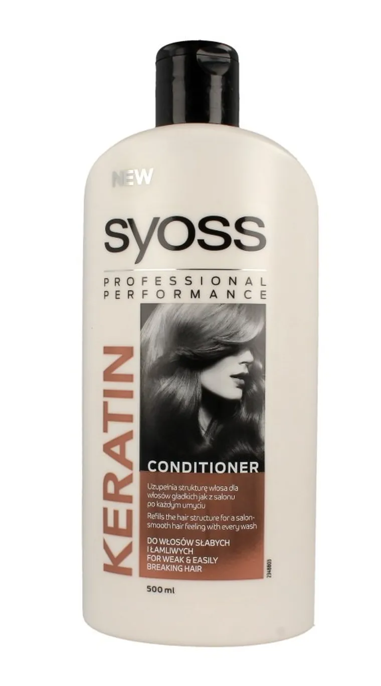 Schwarzkopf, Syoss, Keratin, odżywka do włosów słabych i ła mliwych, 440 ml