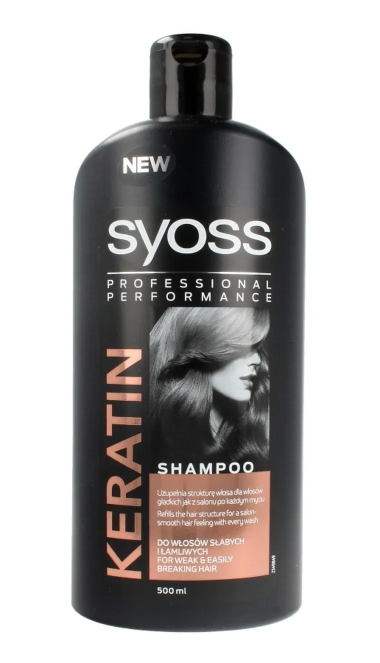 Schwarzkopf, Syoss, Keratin, szampon do włosów słabych i ła mliwych, 440 ml