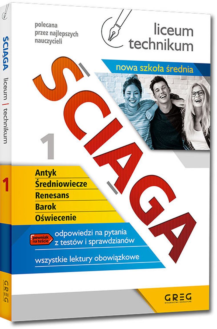 Ściąga. Liceum, technikum. Część 1. Po reformie (zgodna z nową podstawą programową (od 2019/2020))