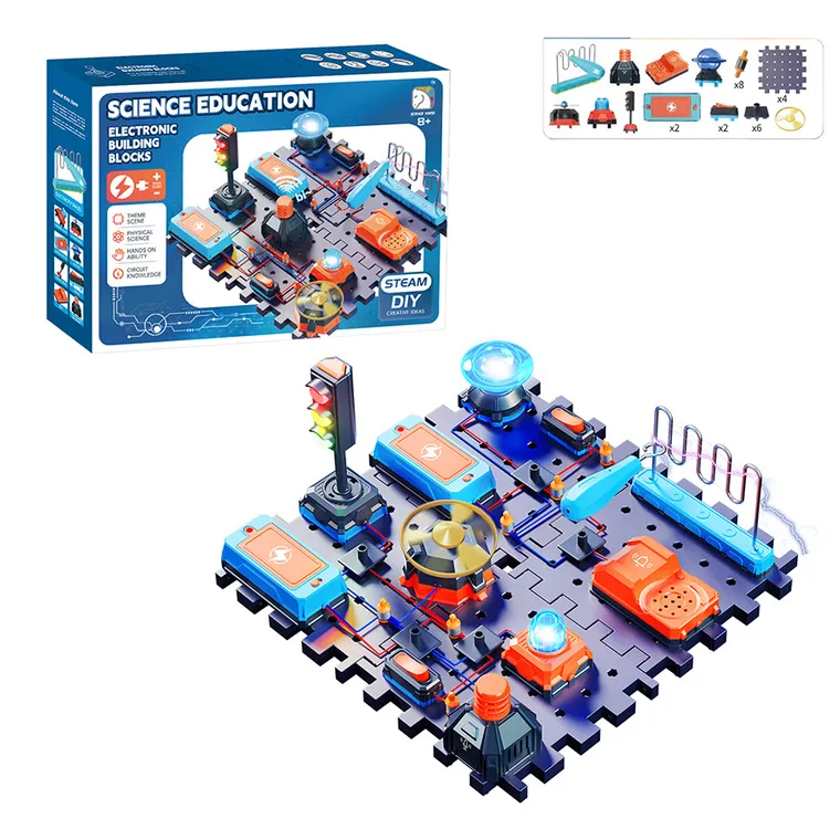 Science Horse, elektroniczne klocki konstrukcyjne, zestaw naukowy
