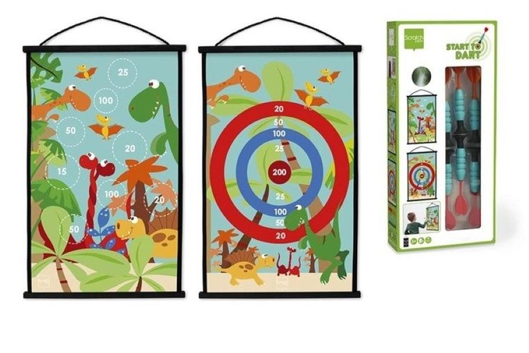 Scratch, Start To Dart, rzutki, świat dinozaurów