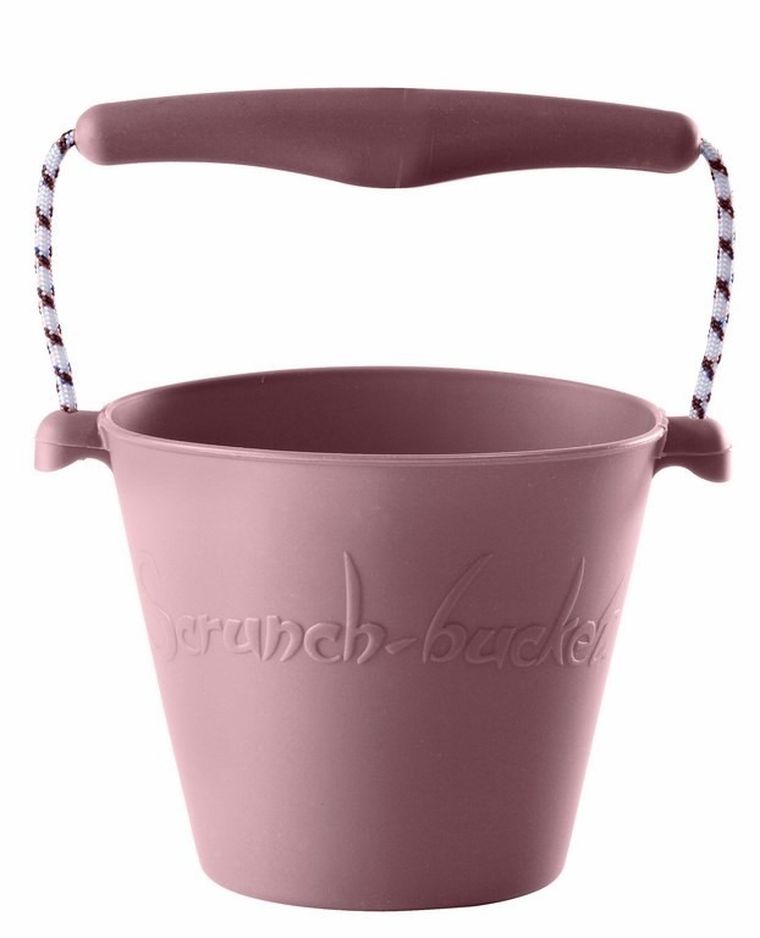 Scrunch, Bucket, składane wiaderko do wody i piasku, pudrowy róż