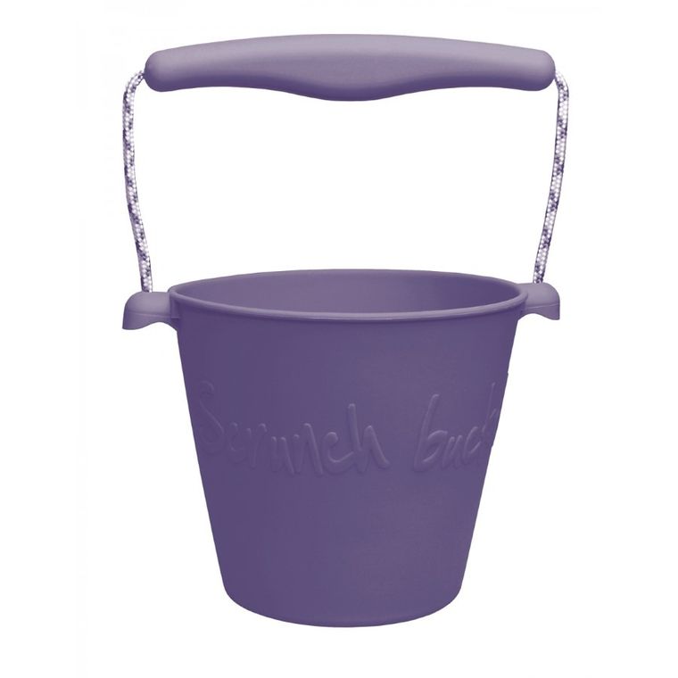 Scrunch, Bucket, składane wiaderko do wody i piasku, purpurowe