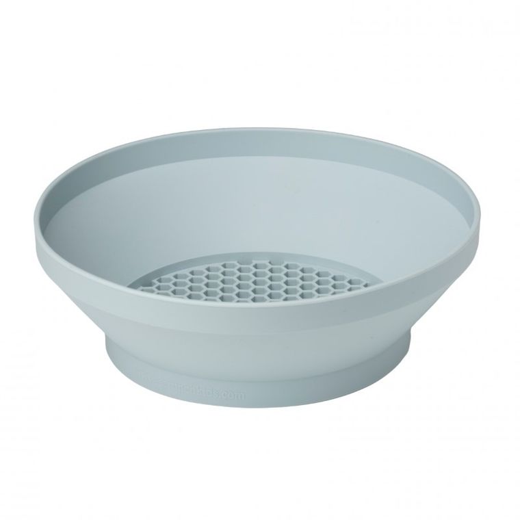 Scrunch, silikonowe sitko do piasku, błękitne