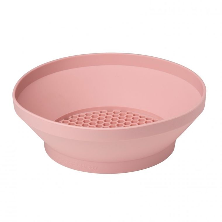 Scrunch, silikonowe sitko do piasku, pudrowy róż
