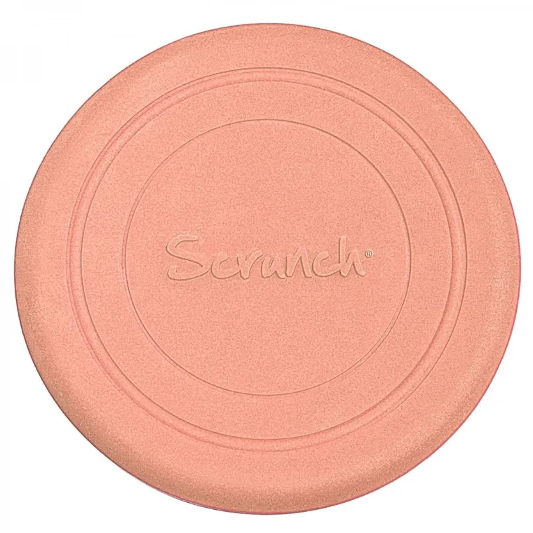 Scrunch, silikonowy dysk, koralowy