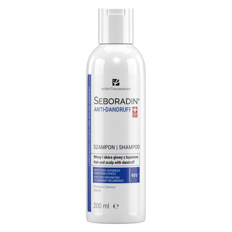 Seboradin, Anti-Dandruff, szampon przeciwłupieżowy, 200 ml