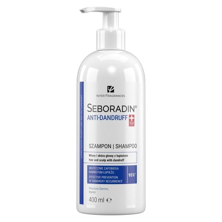 Seboradin, Anti-Dandruff, szampon przeciwłupieżowy, 400 ml
