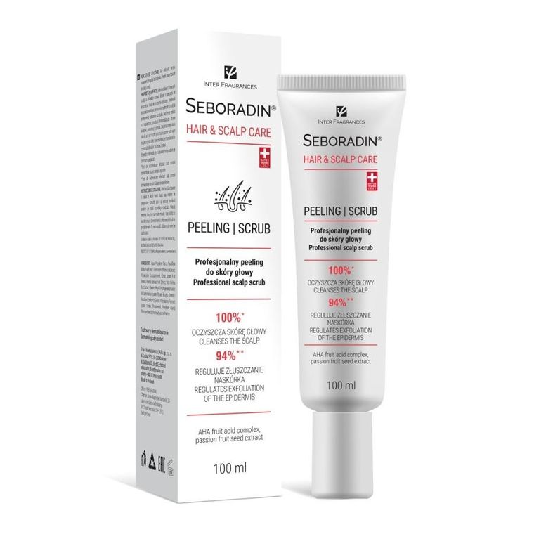 Seboradin, Hair & Scalp Care, profesjonalny peeling do skóry głowy, 100 ml