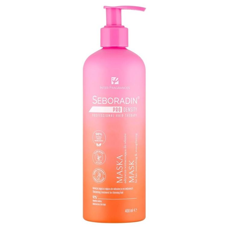 Seboradin, Pro Density, maska do włosów, 400 ml