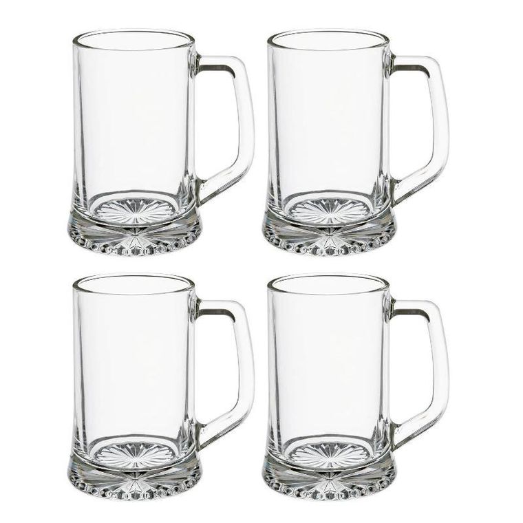 Secret de Gourmet, kufle do piwa z uchem, 320 ml, 4 szt.