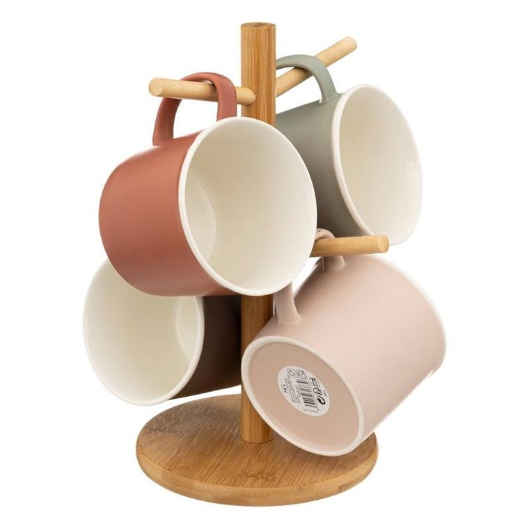 Secret de Gourmet, Nature, zestaw kubków na stojaku, 380 ml