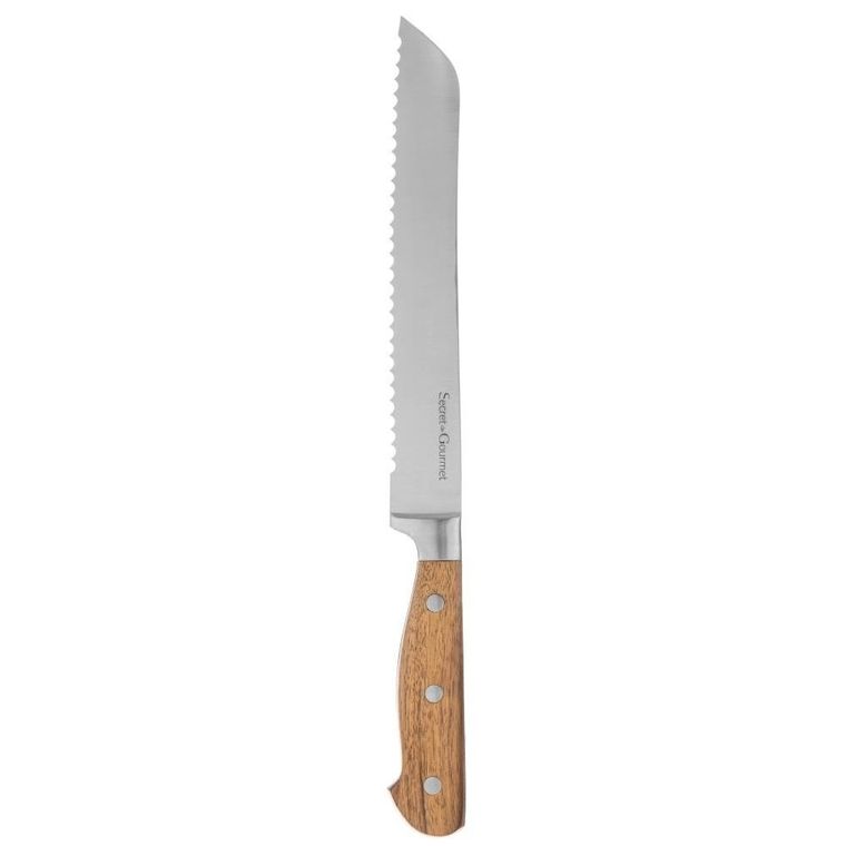 Secret de Gourmet, nóż do krojenia chleba, Elegancia, stal nierdzewna, 33 cm