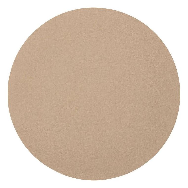 Secret de Gourmet, podkładka pod talerz, Tenor, okrągła, beżowa, Ø 38 cm