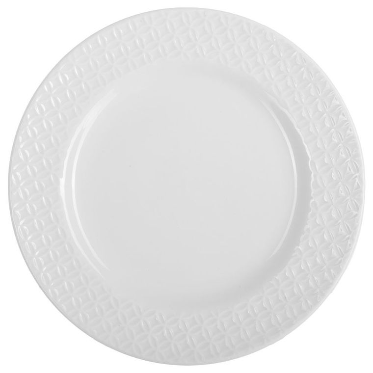 Secret de Gourmet, talerz deserowy biały, Ø 20 cm, porcelana
