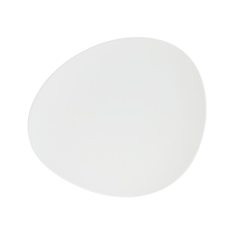 Secret de Gourmet, talerz deserowy, Galet, 23 cm, biały