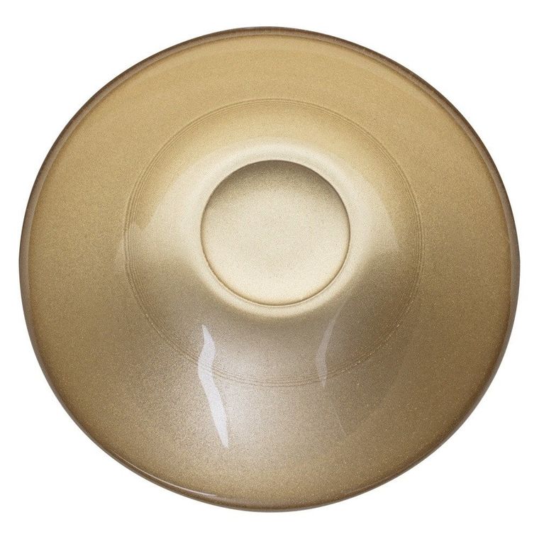 Secret de Gourmet, talerz na zupę, Ania gold, szkło, Ø 17 cm, złoty