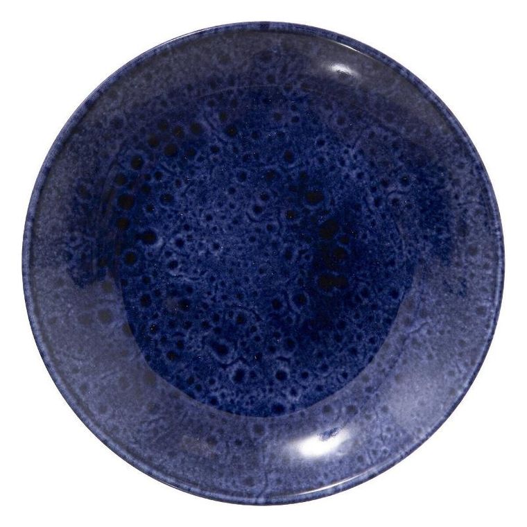 Secret de Gourmet, talerzyk do ciasta z kamionki, Casa, granatowy, Ø 21 cm