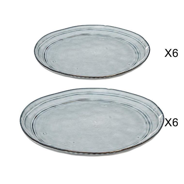 Secret de Gourmet, zestaw talerzy, flower, 12 szt.