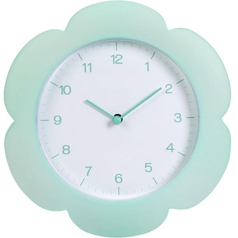 Segnale, Krona, zegar ścienny w kształcie kwiatu, 23 cm