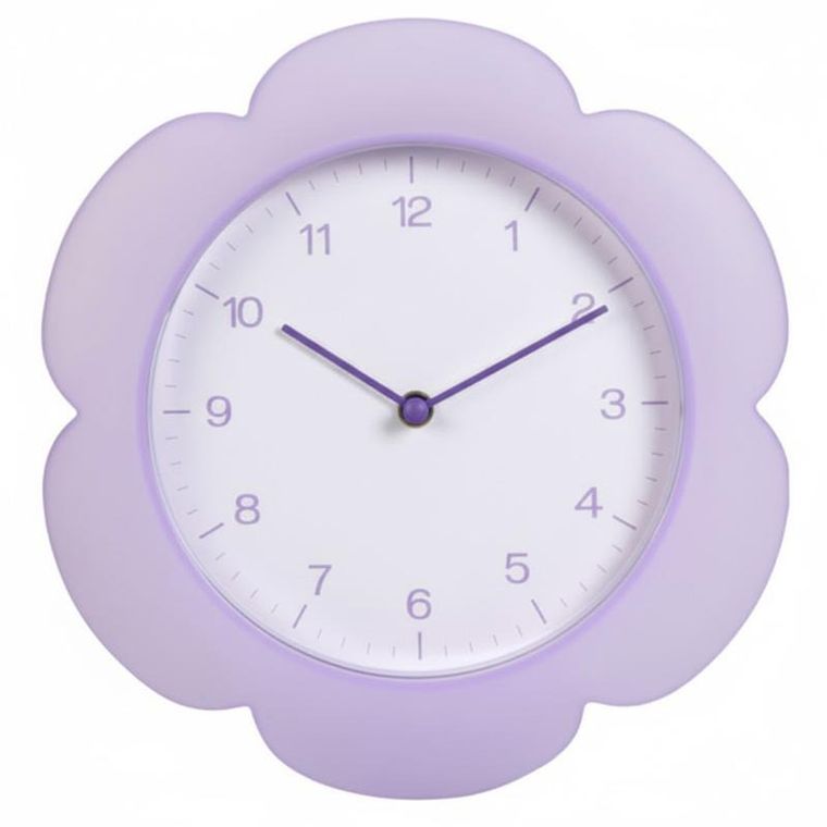 Segnale, Krona, zegar ścienny w kształcie kwiatu, 23 cm