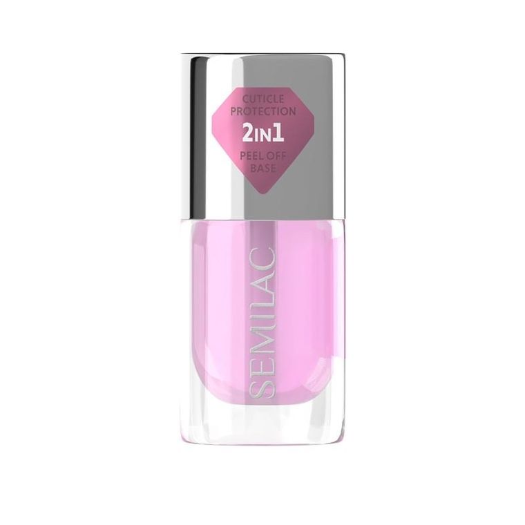 Semilac, Jelly Nail Tape, guma ochronna do skórek, baza peel off 2w1, 7 ml