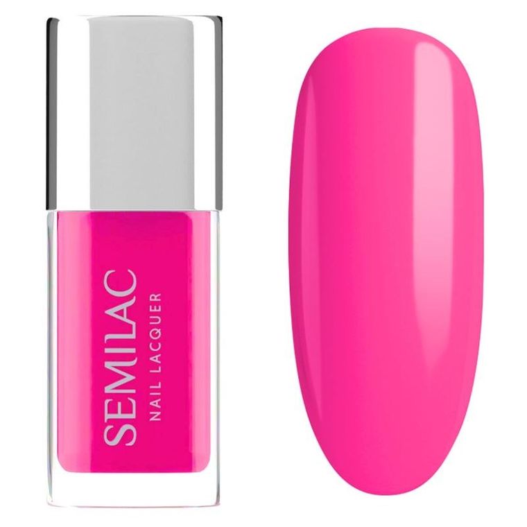 Semilac, lakier klasyczny, 119 neon pink, 9 ml