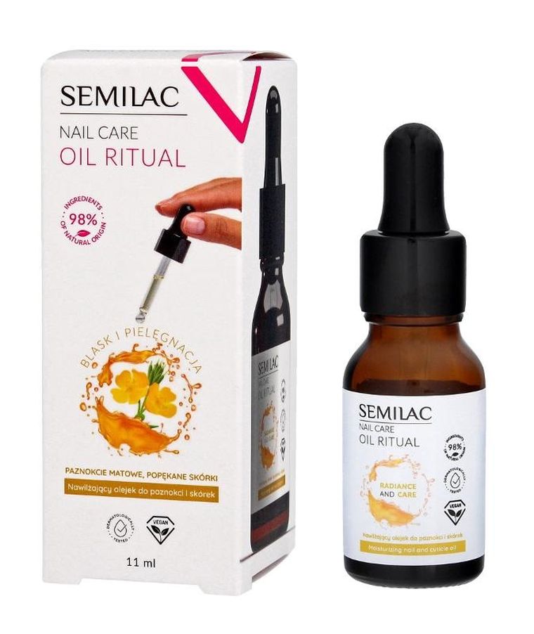 Semilac, Nail Care Oil Ritual, nawilżający olejek do paznokci i skórek, 11 ml
