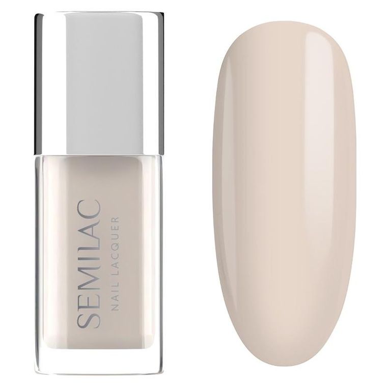 Semilac, Nail Lacquer, klasyczny lakier do paznokci, 104 cream supreme, 9 ml