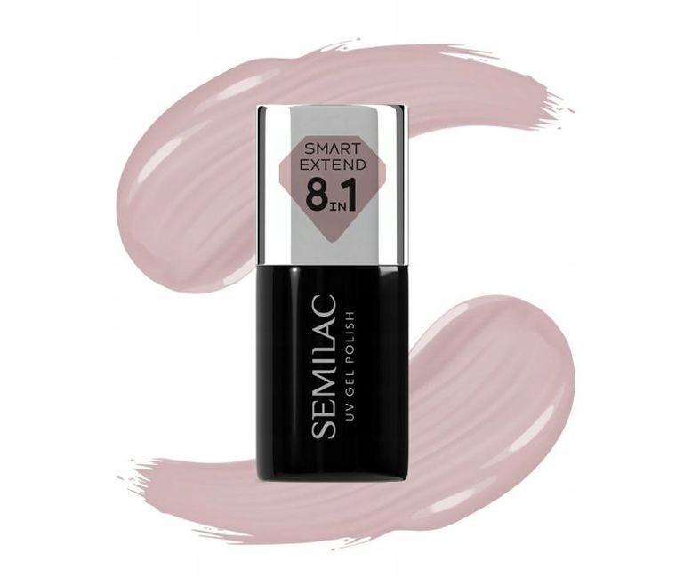 Semilac, smart extend, lakier hybrydowy, delicate mocca nr 815, 7 ml