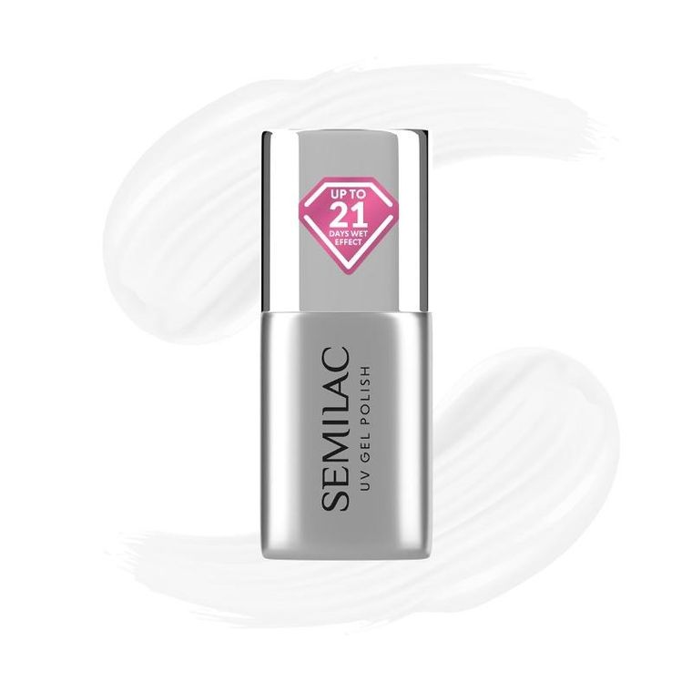 Semilac, top do lakierów hybrydowych, get wet, 7 ml