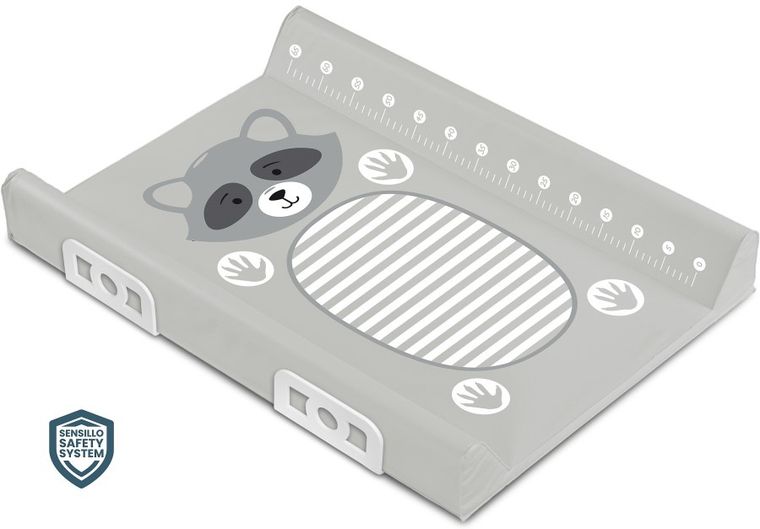 Sensillo, Animals, Szop, przewijak usztywniany, szary, 70 cm