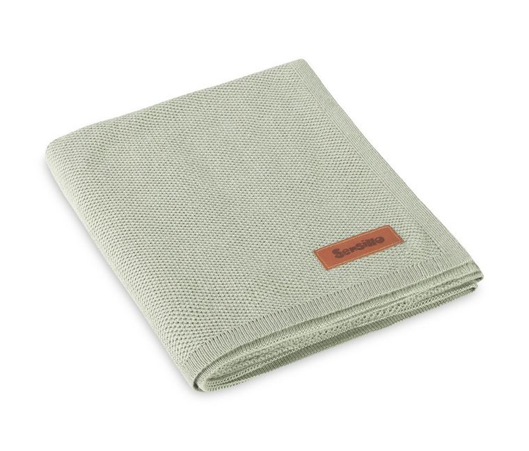 Sensillo, Bamboo, koc z z wiskozy bambusowej, olive, 80-100 cm