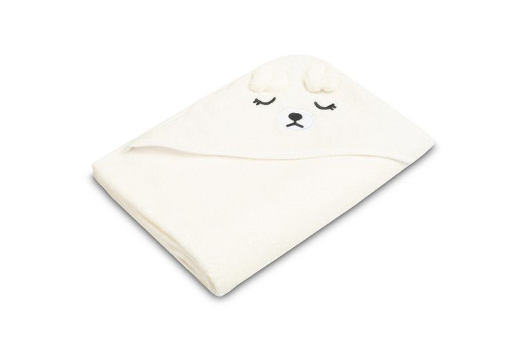 Sensillo, Bathfriends, okrycie kąpielowe, miś, 100-100 cm