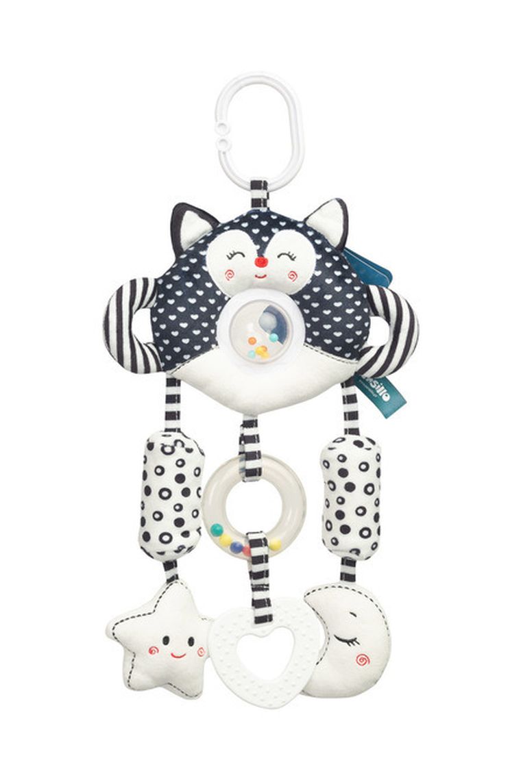 Sensillo, Black&White, zabawka podróżna, kotek