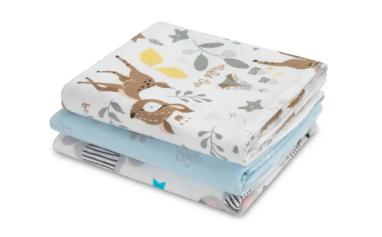 Sensillo, cerata-pieluszka, zestaw dla chłopca, 3 szt.