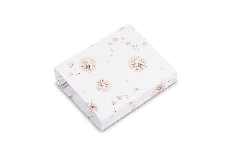 Sensillo, Dmuchawce, prześcieradło drukowane, beżowe, 60-120 cm