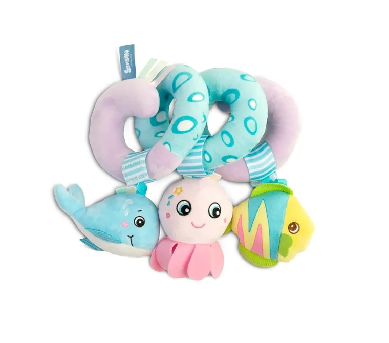 Sensillo, edukacyjna sprężynka do wózka, ośmiornica