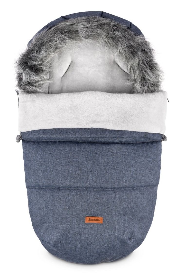 Sensillo, Indiana, śpiworek do wózka, niebieski