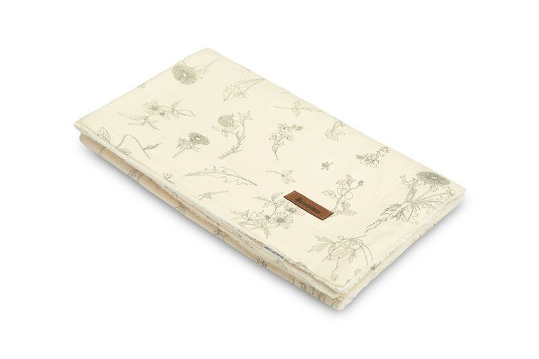 Sensillo, kocyk eco, plusz, kwiatki, 80-100 cm