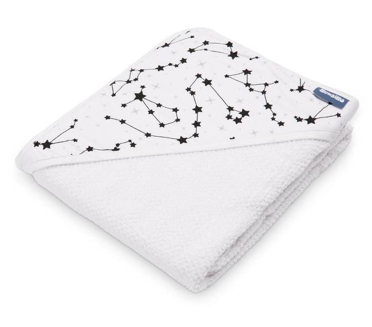 Sensillo, Krepa, okrycie kąpielowe, białe, 100-100 cm