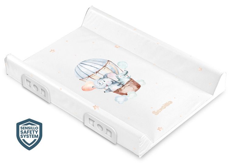 Sensillo, Lot Balonem, Safety System, przewijak usztywniany, słoń, 70 cm