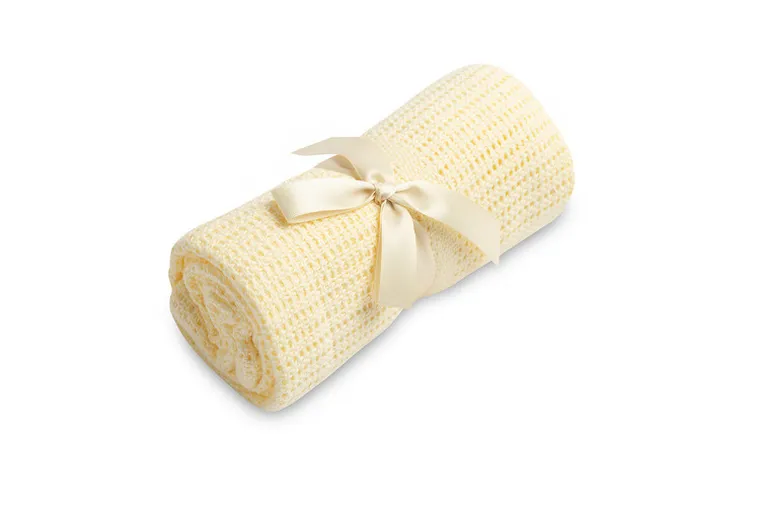 Sensillo, Moli, koc ażurowy, natural, 70-110 cm