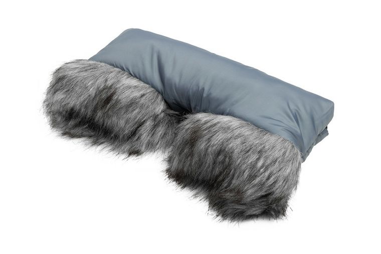 Sensillo, mufka z futerkiem, graphite