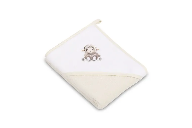 Sensillo, okrycie kąpielowe, sheep, beige, 80-80 cm